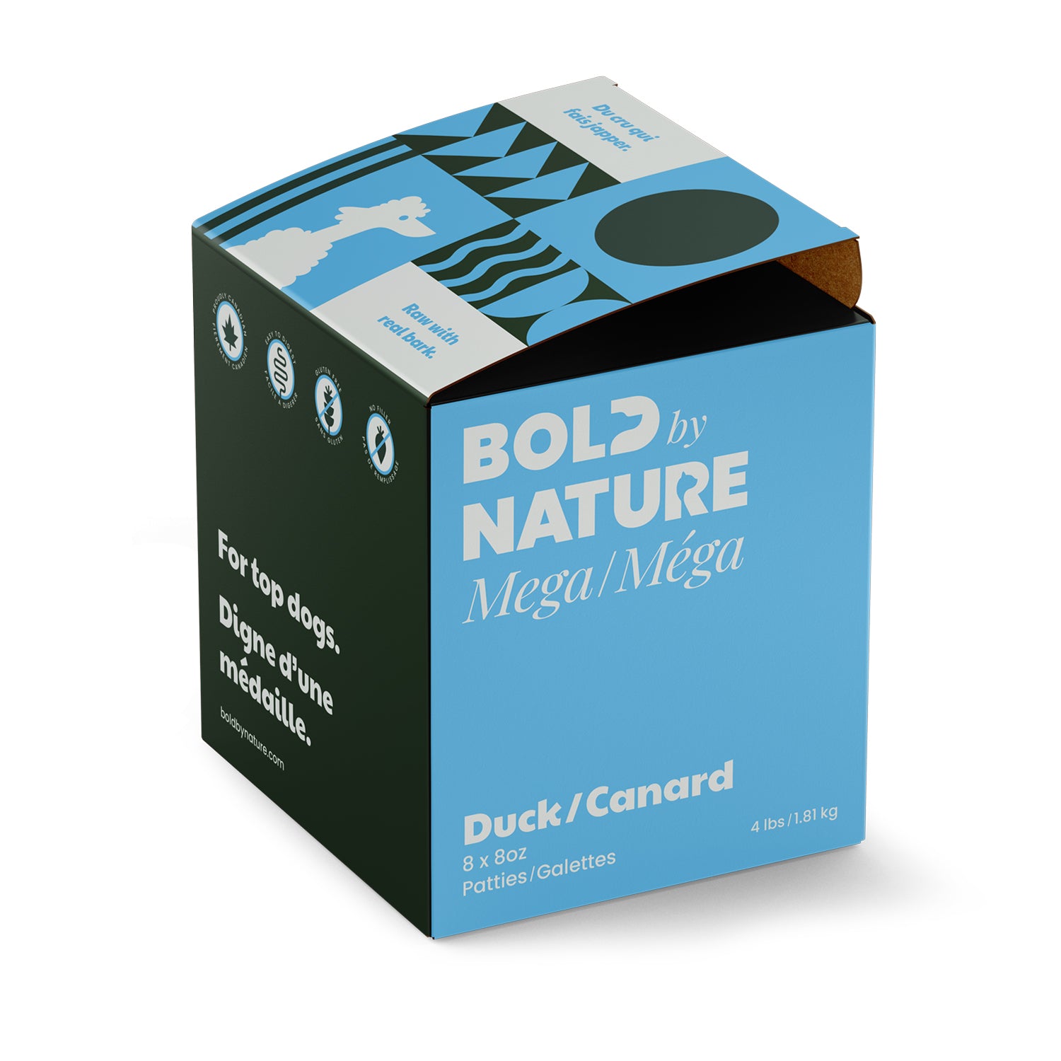 Bold by Nature - Mega Dog Duck - 4lbs