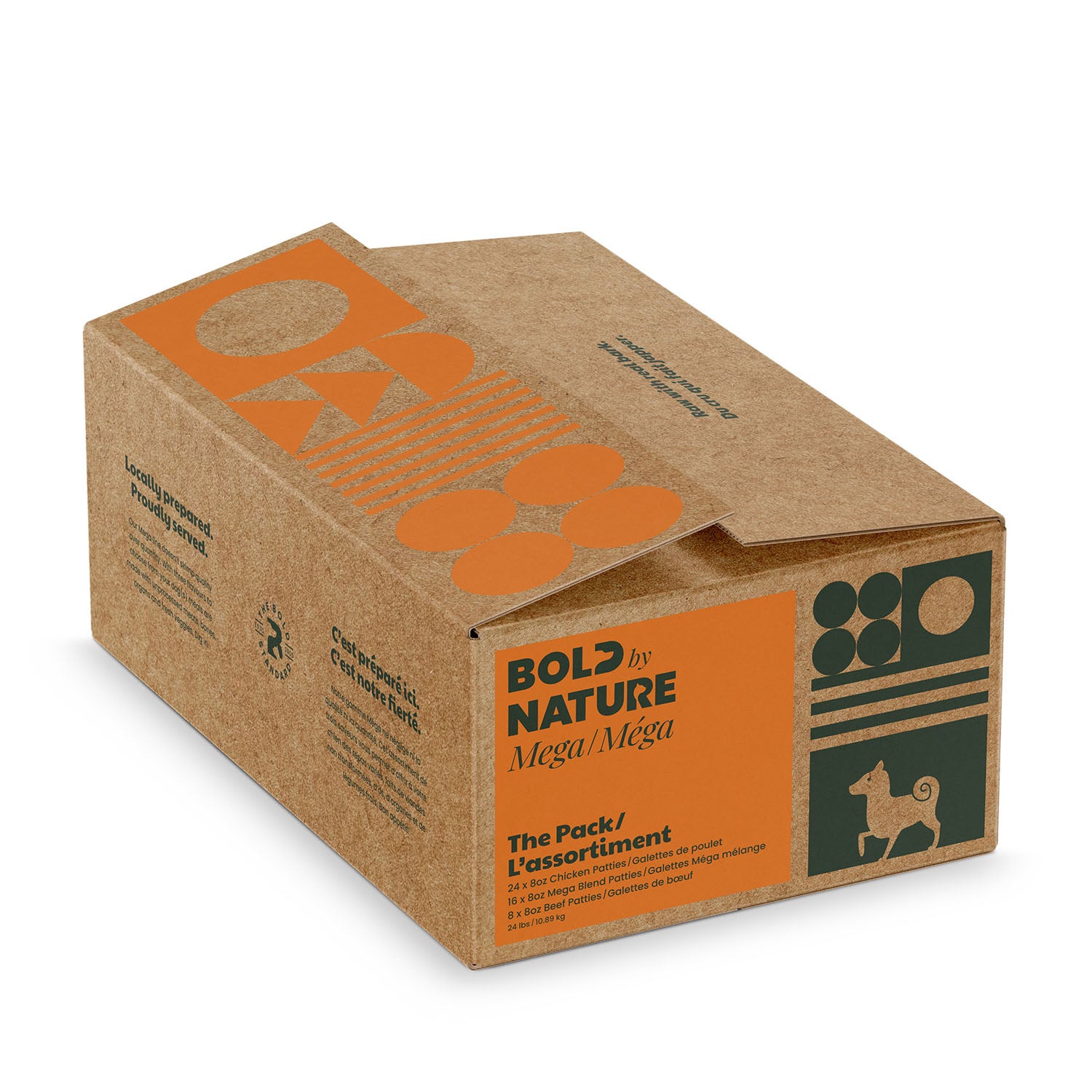 Bold by Nature - Mega Dog Orange with Chicken Variety - 24lbs