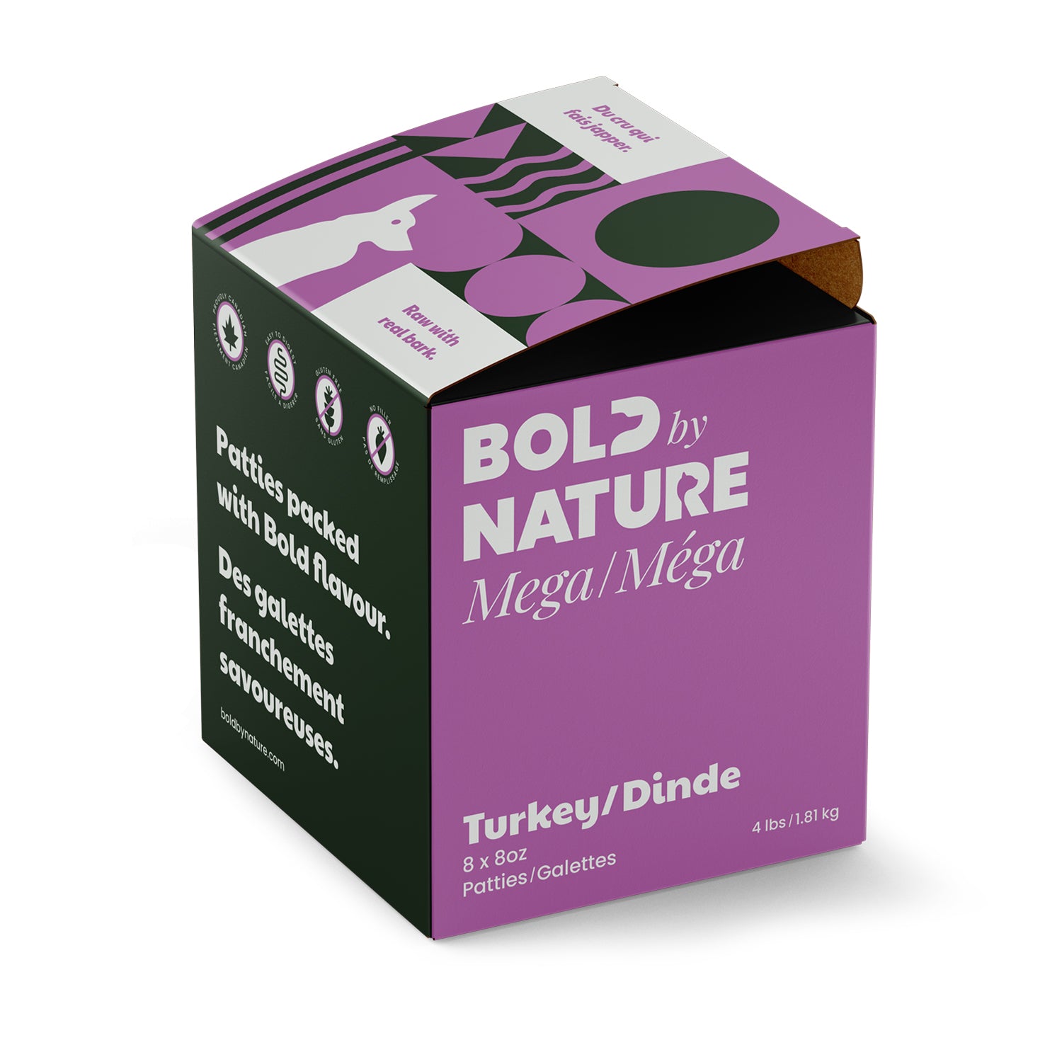 Bold By Nature - Mega Dog Turkey - 4lbs