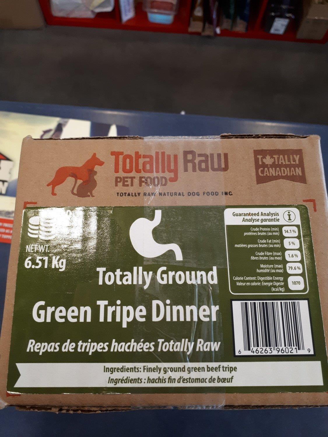 Totally Raw Green Tripe Dinner - 14lbs