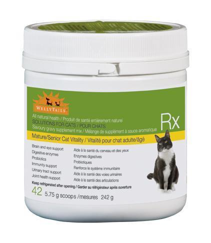 Wellytails - Mature / Senior Cat Vitality Supplement - 242g