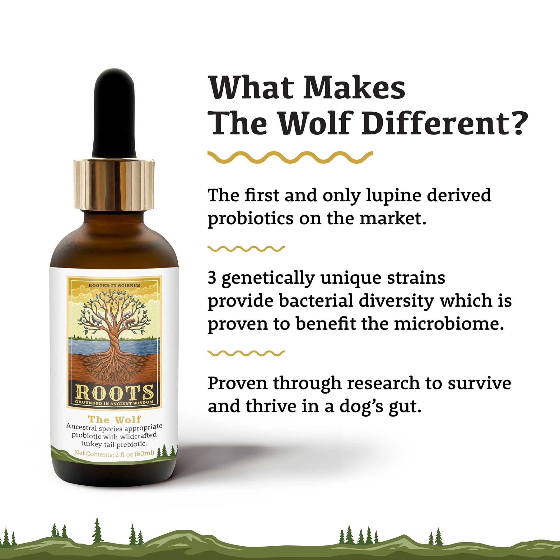 Adored Beast Roots - The Wolf -  Species Appropriate Probiotic - 60ml