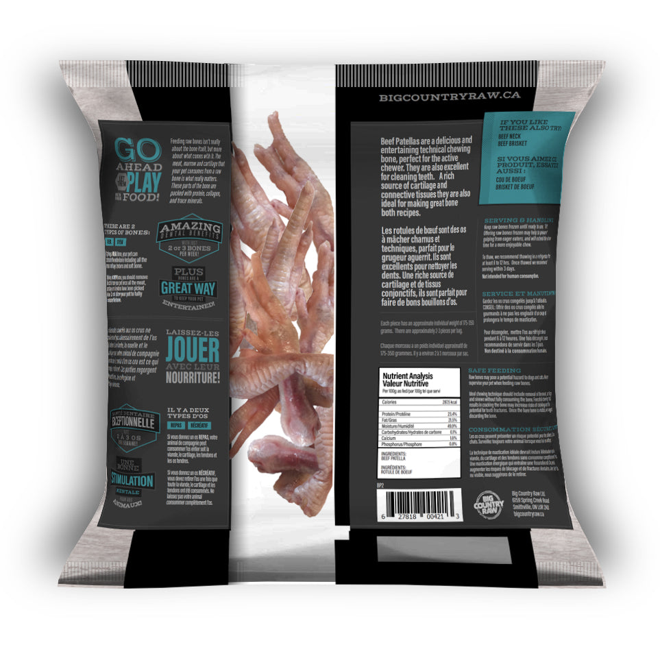Big Country Raw - Chicken Feet - 1lb package