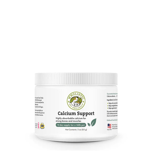 Wholistic Pet Organics - Calcium Support - 72g