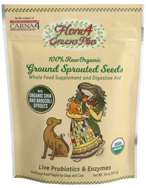 Carna4 - Ground Sprouted Seeds Greens Plus - 18oz