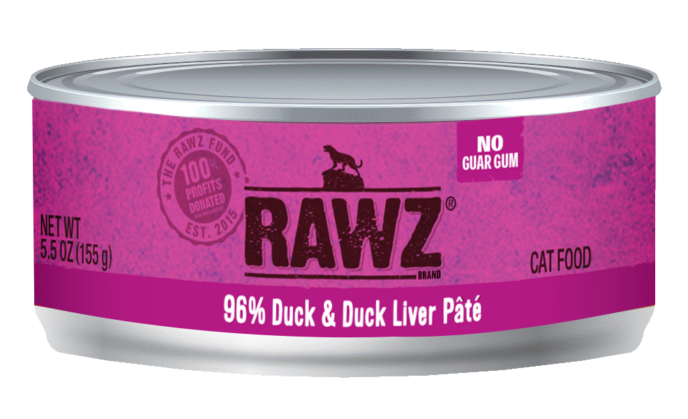 Rawz Cat - Duck & Duck Liver Paté - 156g