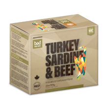 Big Country Raw - Fare Game - Cat Food - Turkey, Sardine & Beef - 2lbs