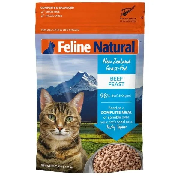 Feline Natural - Freeze Dried Beef Feast - 320g