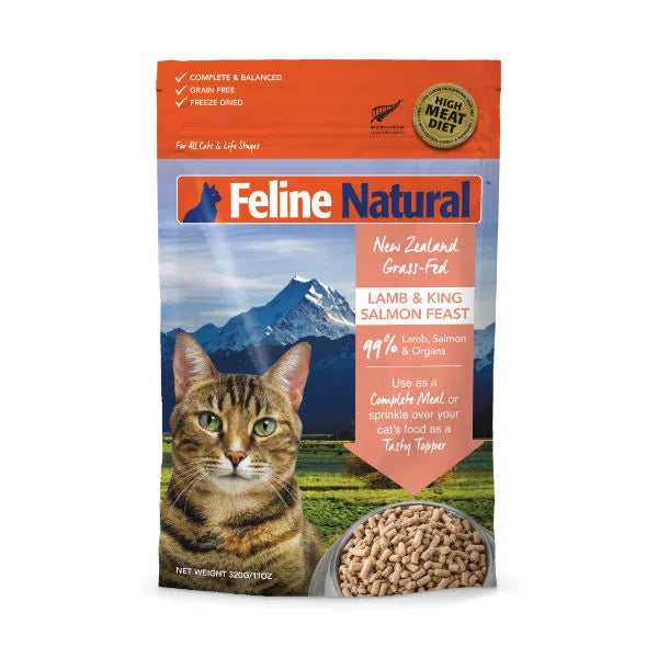 Feline Natural - Lamb & Salmon - Freeze Dried Topper - 3oz