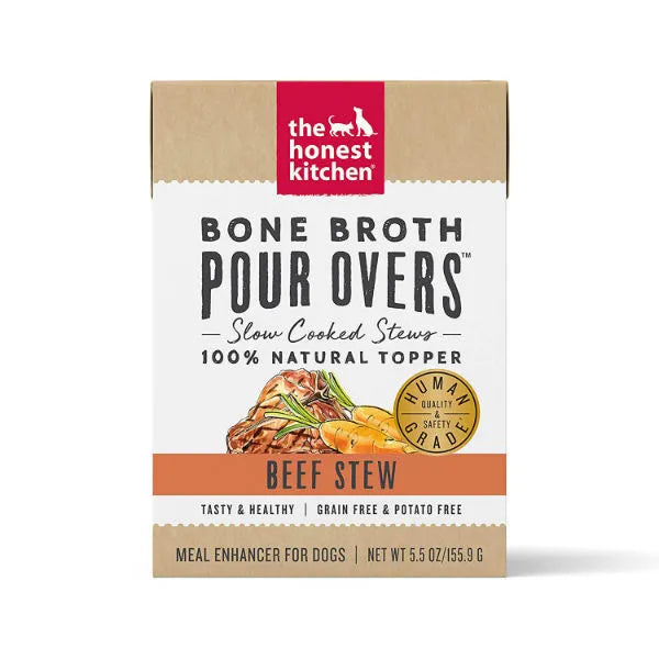 Honest Kitchen - Dog Bone Broth Pour Over - Beef Stew - 5.5oz