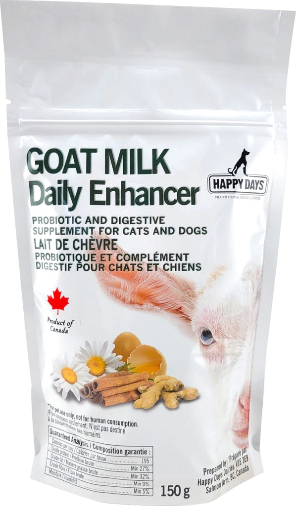 Happy Days Dairy - Daily Enhancer Goat Milk Powder - 150g