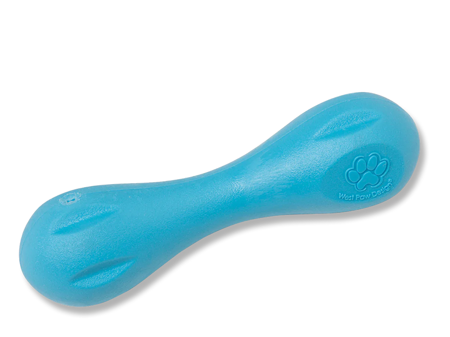 West Paw - Hurley Toy - Aqua Blue Extra Small