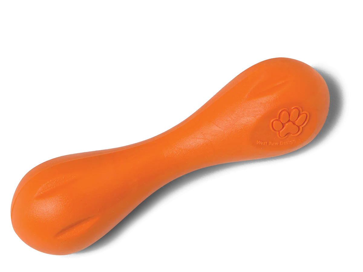 West Paw - Hurley Toy - Tangerine Orange Extra Small