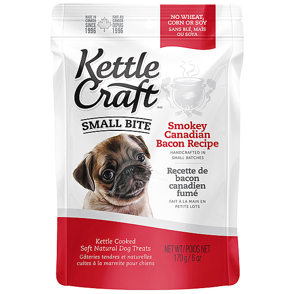 Kettle Craft - Smokey Small Bite Bacon Dog Treats - 170g