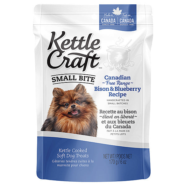 Kettle Craft - Bison & Blueberry Small Bite Dog Treats - 170g