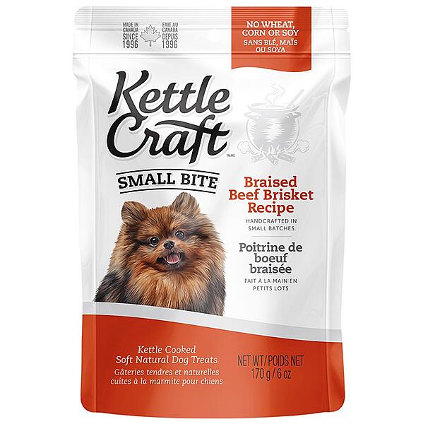 Kettle Craft - Braised Beef Brisket Small Bite Dog Treats - 170g