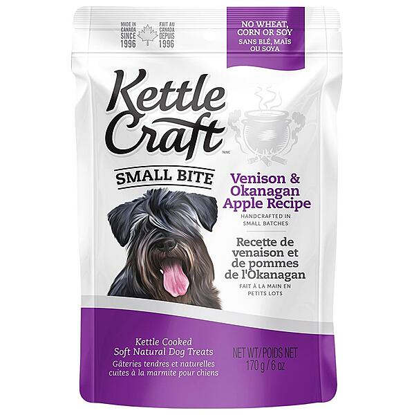 Kettle Craft - Venison & Okanagan Apple Small Bite Dog Treats - 170g