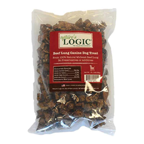 Nature's Logic - Beef Lung Dog Treat - 454g