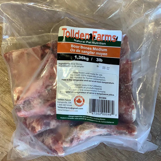 Tollden Farms - Medium Boar Bones - 3lbs