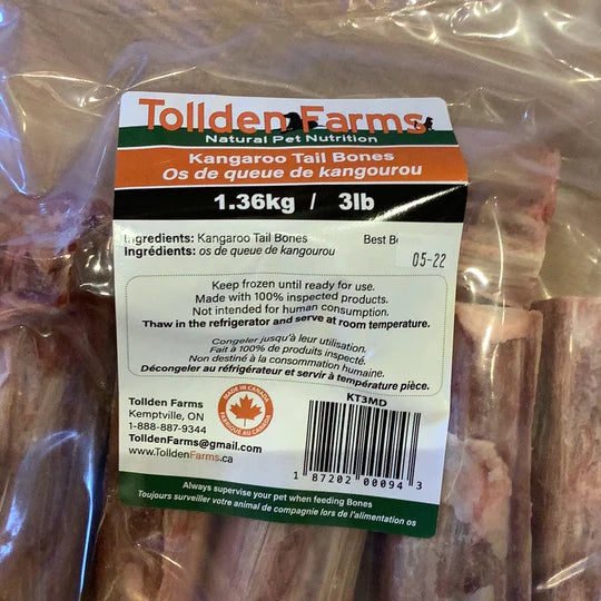 Tollden Farms - Kangaroo Tail Bones - 3lbs