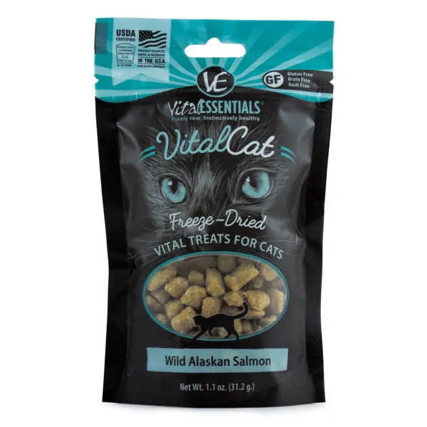 Vital Essentials - Freeze Dried Wild Alaskan Salmon Cat Treat - 1.1oz