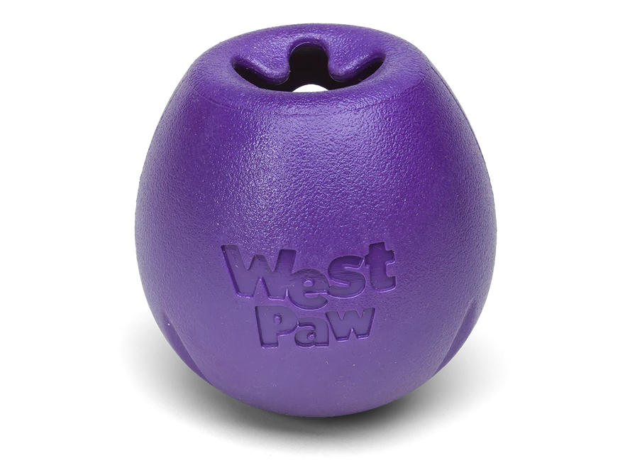 West Paw - Rumbl Toy - Eggplant Purple Large
