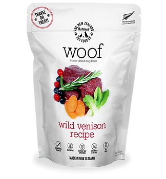 New Zealand Natural - Woof Freeze Dried Wild Venison Treats - 50g