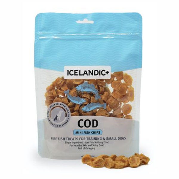 Icelandic+ - Mini Cod Chips Dog Treat - 3oz