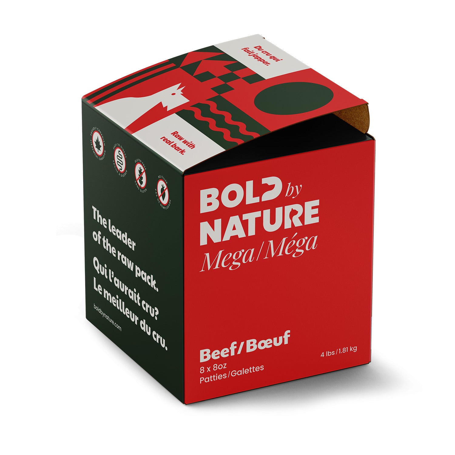 Bold by Nature - Mega Dog Beef - 4lb