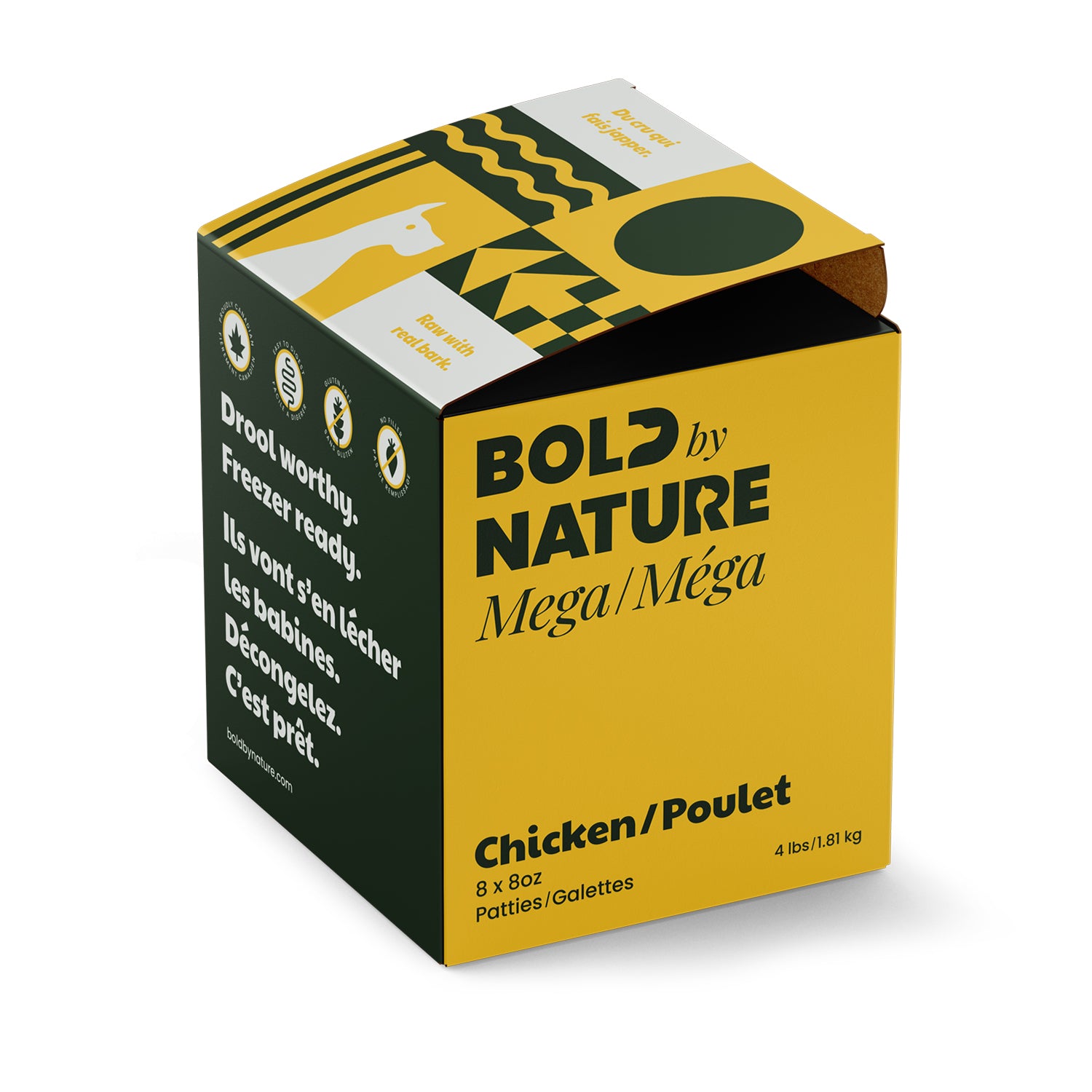 Bold by Nature - Mega Dog Chicken - 4lbs