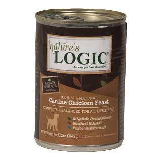 Nature's Logic - Canine Canned Chicken Feast - 374g