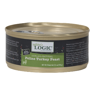 Nature's Logic - Feline Canned Turkey Feast - 156g