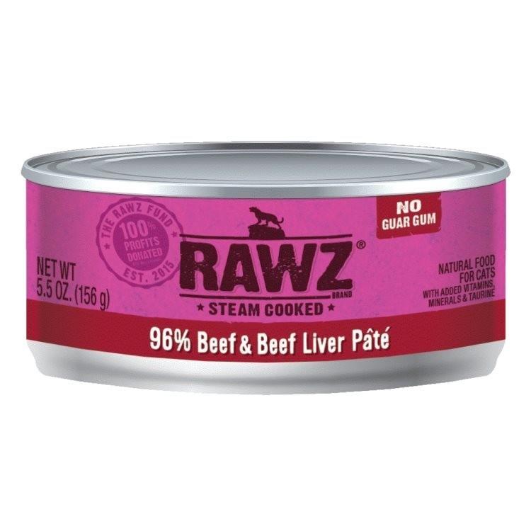 Rawz Cat - Beef & Beef Liver Paté - 156g