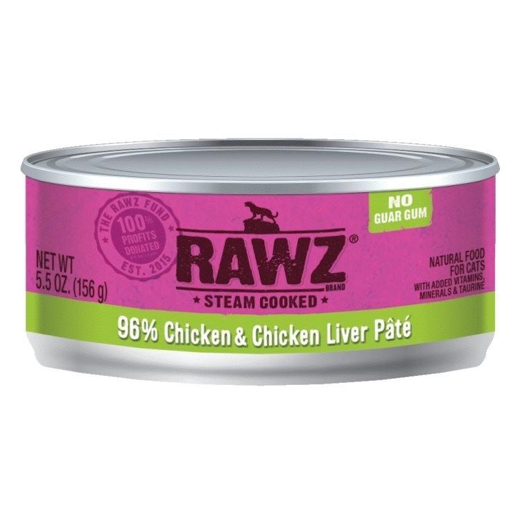 Rawz Cat - Chicken & Chicken Liver Paté - 156g