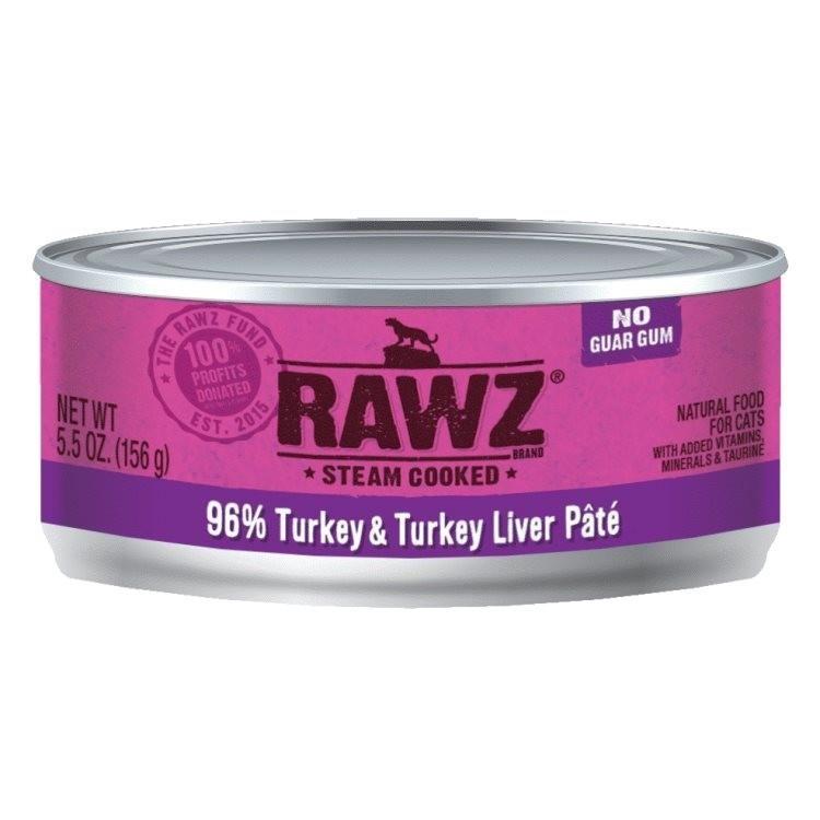 Rawz Cat - Turkey & Turkey Liver Pȃté - 156g