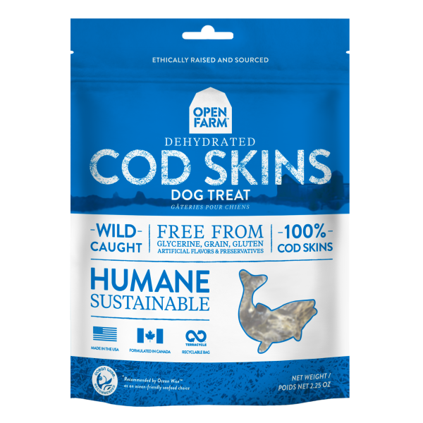 Open Farm - Cod Skin Treats - 2.25oz