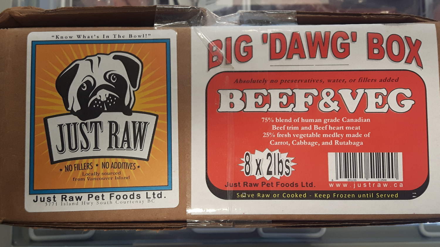 Just Raw - Big Dawg Box Beef - 16lbs
