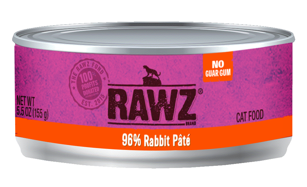 Rawz Cat - Rabbit Canned Pate - 156g