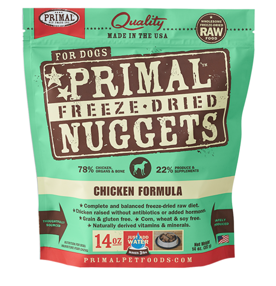 Primal -Canine Freeze Dried - Chicken Formula - 14oz