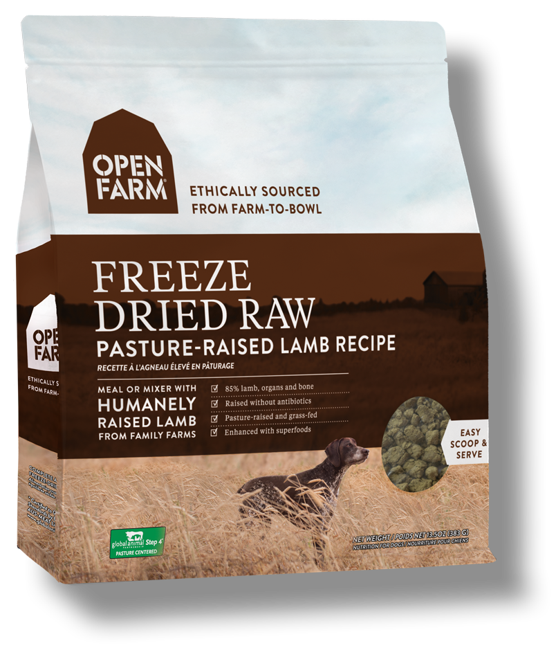 Open Farm Freeze Dried Pasture Raised Lamb Recipe 13.5oz