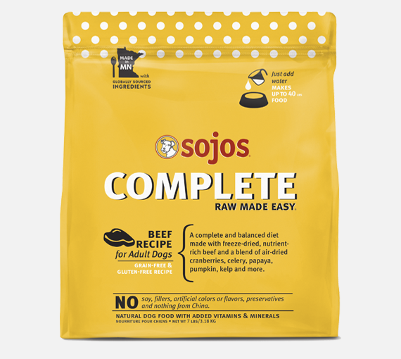 Sojos Complete - Dog Food Beef Recipe 1.75lb