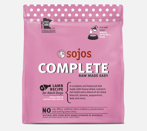 Sojos Complete - Dog Food Lamb Recipe 1.75lb