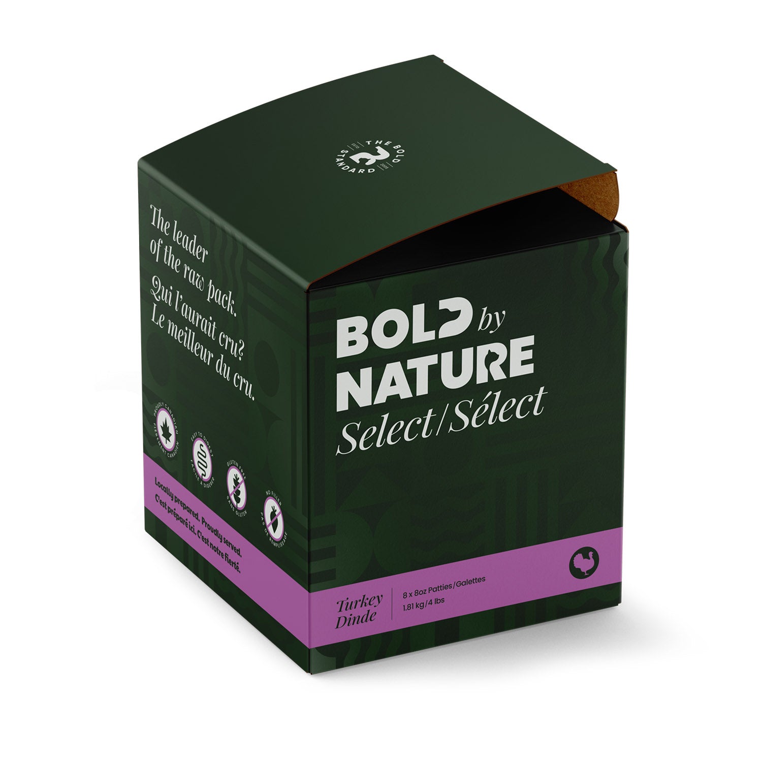 Bold by Nature - Mega Dog Select - Turkey & Beef Tripe - 4lbs
